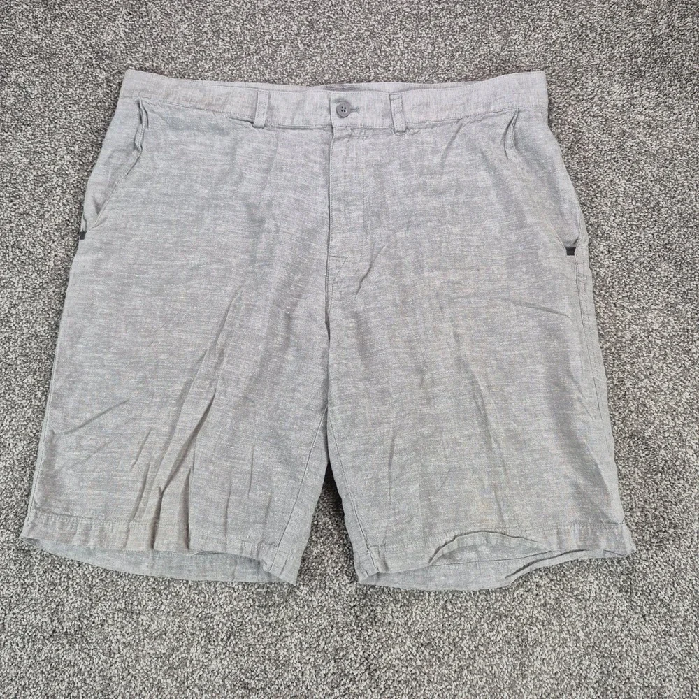 Patagonia Back Step Shorts Mens 35 Gray Hemp Organic Cotton Blend